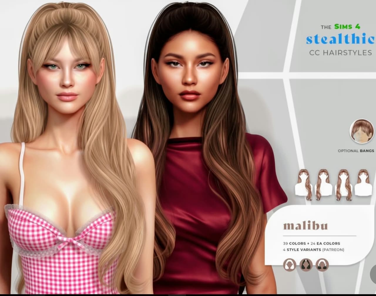 Прическа Malibu Hair Stealthic
